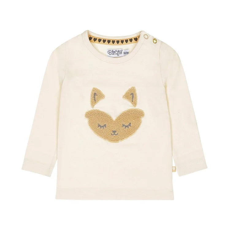 T-shirt Dirkje con Decori Teddy- Bambina