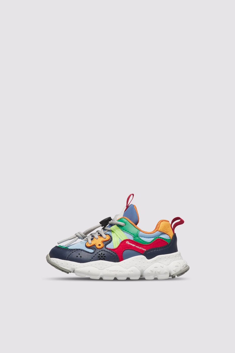 Yamano 3 Junior. E-calf/nylon Navy-celeste-blue