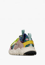 Doi Junior. E-calf/knitted Art Fuchsia-taupe-zucca-multi