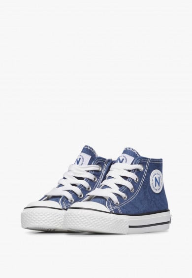 Scarpe Naturino Ylfas. Canvas Delave' Navy - Bambini