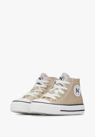 Naturino Ylfas. Glitter/glitter Fabric Platinum-cipria