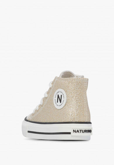 Naturino Ylfas. Glitter/glitter Fabric Platinum-cipria
