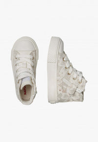 Scarpe Naturino Ylfas. Embroidered Fabric White - Bambina