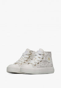 Scarpe Naturino Ylfas. Embroidered Fabric White - Bambina