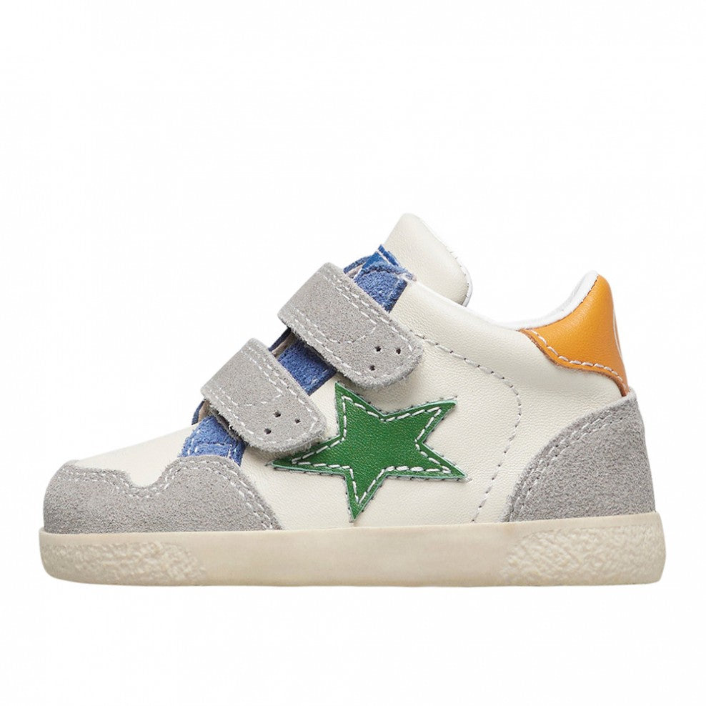 Scarpe Falcotto Alnoite High 2 Vl. Dark Grey-milk-grass - Neonato