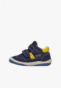 Naturino Go Vl. Suede/nylon Navy-white - Bambini