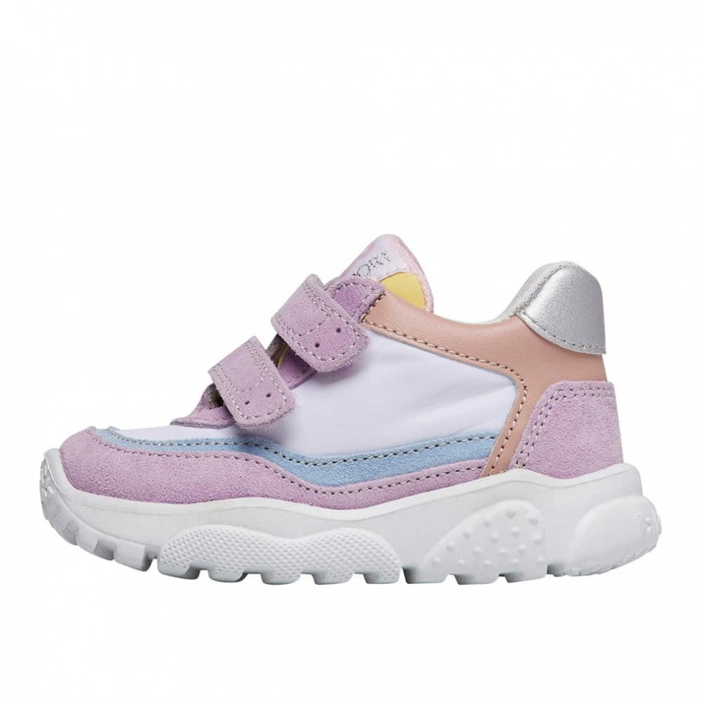 Falcotto Amantea 2 Vl. Suede/nylon Deep Lilac-white-light Dream - Bambini