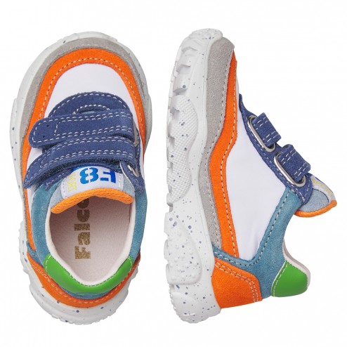 Falcotto Amantea 2 Vl. Suede/nylon/calf Sole Shaded Azure-white