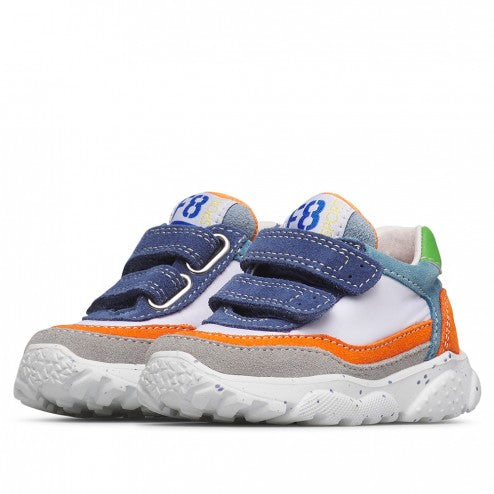 Falcotto Amantea 2 Vl. Suede/nylon/calf Sole Shaded Azure-white
