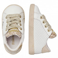 Scarpe Falcotto Alnoite 2. Calf/calf Perf./glitter White-platinum - Bambina