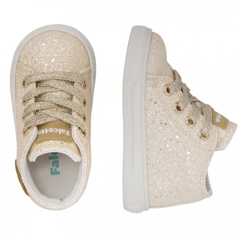 Scarpe Falcotto Magic 3. Glitter Platinum - Neonata