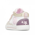 Falcotto Shin Zip. Whitw-pink-platinum