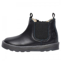Falcotto Tarbell Stivaletti Beatle in Pelle con Zip - Neonato