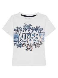 Set Ss T-shirt+activ Guess - Neonato