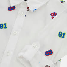 T-shirt e maglie Poplin Adj. Ls Shirt Guess - Bambino