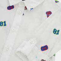 T-shirt e maglie Poplin Adj. Ls Shirt Guess - Bambino