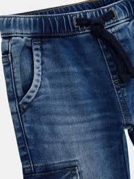 Jeans Elasticizzato con Elastico in Vita - Neonato