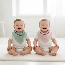 Bavetta in Cotone Organico con Bottoni-gots-wooly Organic - Bambini