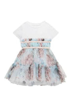 Abito da Cerimonia con Tulle Decorato con Farfalle Guess - Bambina
