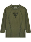 Gmt Dye Ls T-shirt Guess - Ragazzo