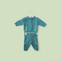 Completo 2 Pezzi Maglietta + Ghettine in Filo Pappa & Latte - Neonato