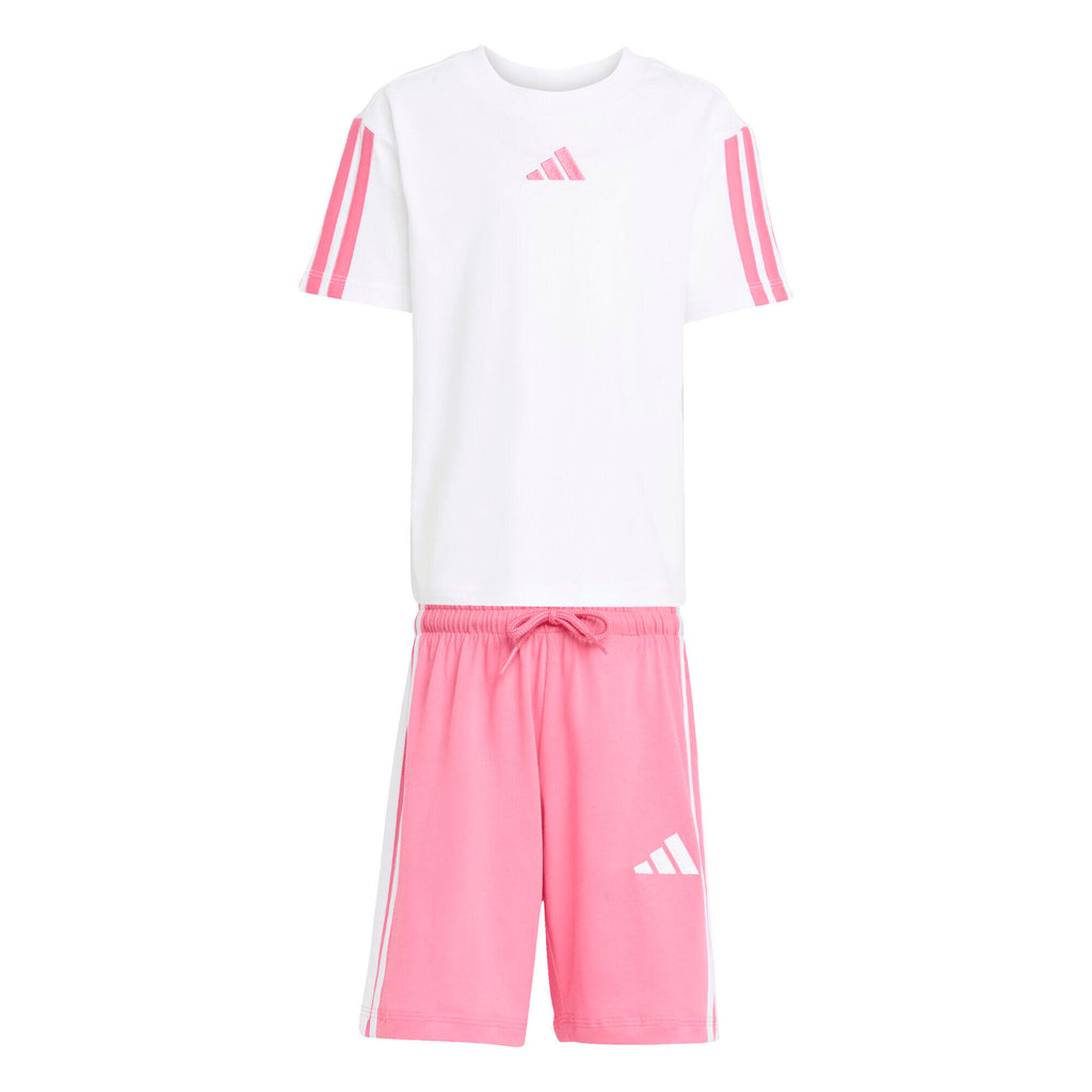 Completo(maglietta +Pantaloncini) con Logo Adidas - Bambina
