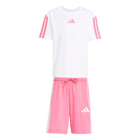 Completo(maglietta +Pantaloncini) con Logo Adidas - Bambina
