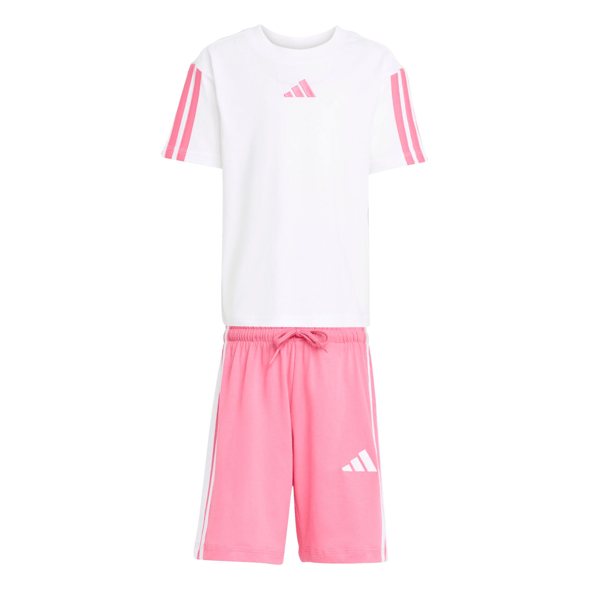 Completo(maglietta +Pantaloncini) con Logo Adidas - Bambina