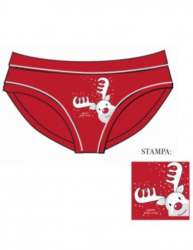 Calze e intimo Mutandine Rosse Natale - Bambina
