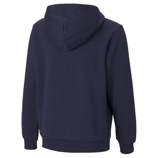 Felpa Blu Felpata della Puma con Cappuccio e Logo Frontale- Unisex Adidas