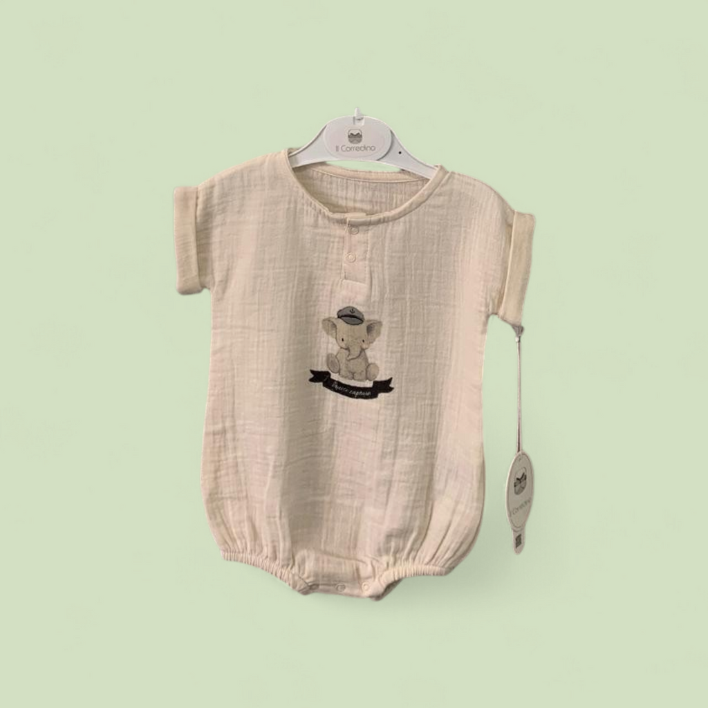 CAMICIA BODY IN COTONE  CORREDINO