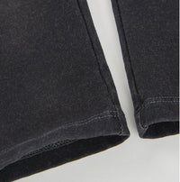 Pantaloni Felpati Denim Bambina Nero Boboli