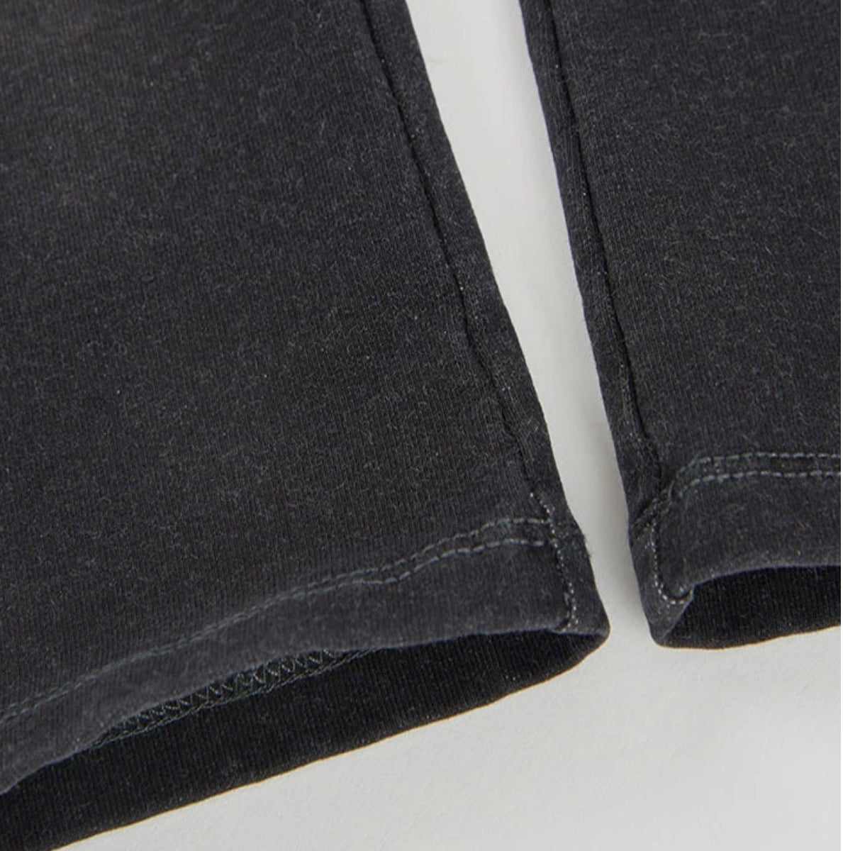 Pantaloni Felpati Denim Bambina Nero Boboli