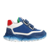 Scarpe Falcotto Amantea 2 Vl. Suede/nylon/calf Sole Shaded Azure-white - Neonato