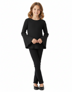 CROPPED T-SHIRT BAMBINA COTONE ORGANICO MODA TREND