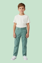 PANTALONI LINO PER RAGAZZO CON TASCHE LATERALI -BCI
