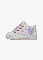 Scarpe Falcotto Magic 3. Canvas Delave' Pr.little Flo Lilac-white - Neonata