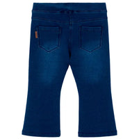 Pantaloni Felpati Denim Bambina Azzurro Boboli