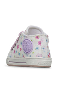 Scarpe Falcotto Magic 3. Canvas Delave' Pr.little Flo Lilac-white - Neonata