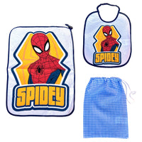 Set Asilo 3 Pz Disney Bavetta+tovaglietta+sacchetto
