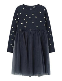 Dress Name-it con Cuori e Tulle- Bambina