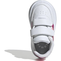 Scarpa Bianca Adidas Breaknet con Strappi e Strisce Rosa- Bambina
