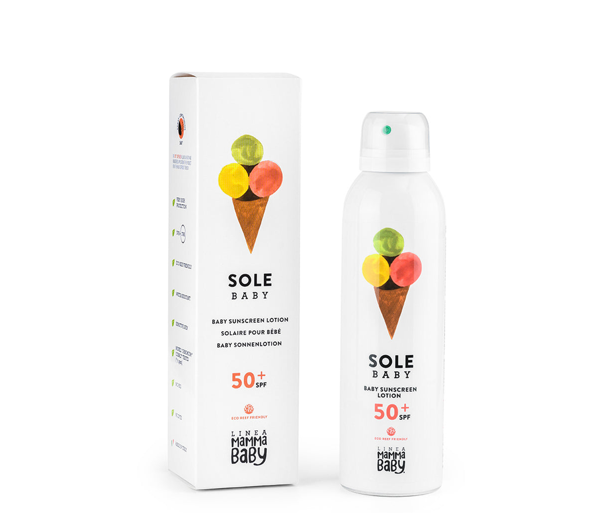 Baby Care Sole Baby Spf 50+ Albertino Eco Reef 150 Ml Mammababy - Neonati