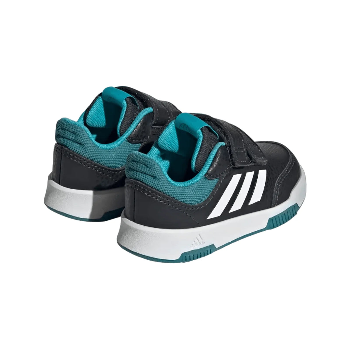 Scarpa Adidas Nera e Turchese con Logo Bianco- Bambino