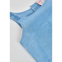 Jeans Top Denim Ricamo per Ragazza Boboli