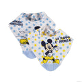 2 Bavaglini Plastificati con Tasca Disney Topolino