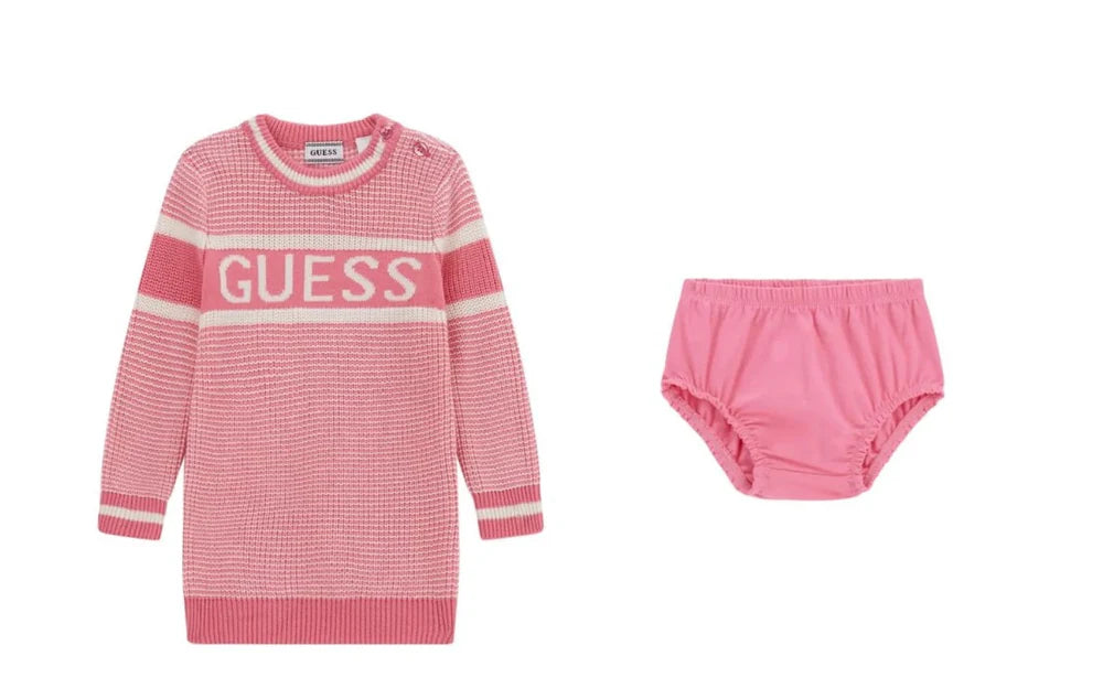 Set Ls Sweater Dress+panties Guess - Neonata
